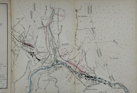 Ligne de Champagnole à Morez (Section de Morbier à Morez). Plan général, 1894. © Région Bourgogne-Franche-Comté, Inventaire du patrimoine Ligne de Champagnole à Morez (Section de Morbier à Morez). Plan général, 1894. © Région Bourgogne-Franche-Comté, Inventaire du patrimoine
