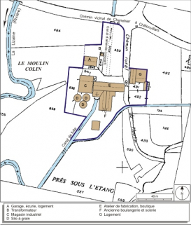 Plan-masse et de situation. Extrait du plan cadastral numérisé, 2008, section E, 1:1250. Source : Direction générale des Finances Publiques - Cadastre ; mise à jour : 2008. © Région Bourgogne-Franche-Comté, Inventaire du patrimoine Plan-masse et de situation. Extrait du plan cadastral numérisé, 2008, section E, 1:1250. Source : Direction générale des Finances Publiques - Cadastre ; mise à jour : 2008. © Région Bourgogne-Franche-Comté, Inventaire du patrimoine