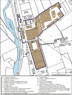 Plan-masse et de situation. Extrait du plan cadastral numérisé, 2008, section B, 1:1000 réduit à 1:2000. Source : Direction générale des Finances Publiques - Cadastre ; mise à jour : 2008. © Région Bourgogne-Franche-Comté, Inventaire du patrimoine