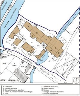 Plan-masse et de situation. Extrait du plan cadastral numérisé, 2008, section B, 1:1250. Source : Direction générale des Finances Publiques - Cadastre ; mise à jour : 2008. © Région Bourgogne-Franche-Comté, Inventaire du patrimoine Plan-masse et de situation. Extrait du plan cadastral numérisé, 2008, section B, 1:1250. Source : Direction générale des Finances Publiques - Cadastre ; mise à jour : 2008. © Région Bourgogne-Franche-Comté, Inventaire du patrimoine
