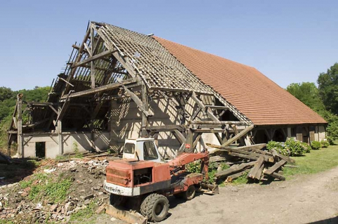 La halle à charbon vue depuis l'est. © Région Bourgogne-Franche-Comté, Inventaire du patrimoine