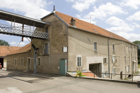 La minoterie vue de trois quarts gauche. © Région Bourgogne-Franche-Comté, Inventaire du patrimoine