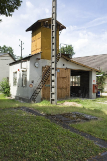 Transformateur et garage. © Région Bourgogne-Franche-Comté, Inventaire du patrimoine
