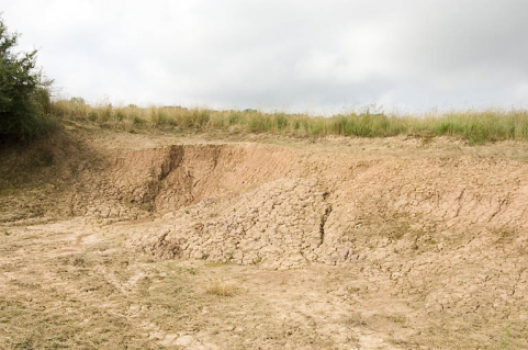 Front de la carrière d'argile. © Région Bourgogne-Franche-Comté, Inventaire du patrimoine