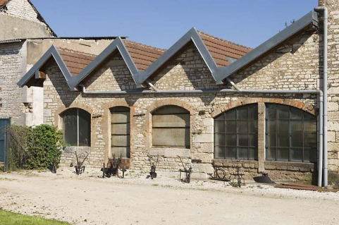 Extension ouest du bâtiment du haut fourneau. © Région Bourgogne-Franche-Comté, Inventaire du patrimoine