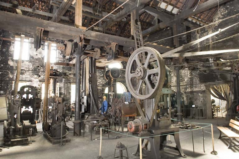 Intérieur de l'atelier est. Vue depuis le nord. © Région Bourgogne-Franche-Comté, Inventaire du patrimoine