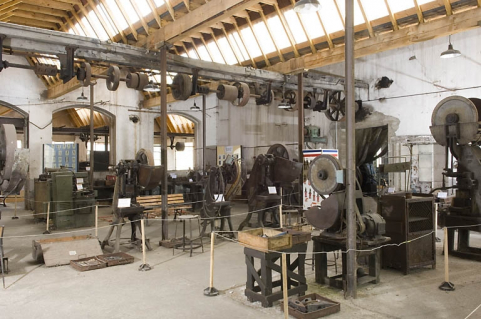 Vue d'ensemble de l'atelier ouest. © Région Bourgogne-Franche-Comté, Inventaire du patrimoine