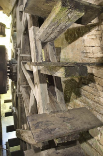 Détail de la roue hydraulique. © Région Bourgogne-Franche-Comté, Inventaire du patrimoine
