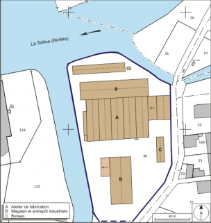 Plan-masse et de situation. Extrait du plan cadastral numérisé, 2008, section AH, 1:1000. Source : Direction générale des Finances Publiques - Cadastre ; mise à jour : 2008. © Région Bourgogne-Franche-Comté, Inventaire du patrimoine Plan-masse et de situation. Extrait du plan cadastral numérisé, 2008, section AH, 1:1000. Source : Direction générale des Finances Publiques - Cadastre ; mise à jour : 2008. © Région Bourgogne-Franche-Comté, Inventaire du patrimoine