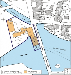 Plan-masse et de situation. Extrait du plan cadastral numérisé, 2008, section AI, 1:1000. Source : Direction générale des Finances Publiques - Cadastre ; mise à jour : 2008. © Région Bourgogne-Franche-Comté, Inventaire du patrimoine Plan-masse et de situation. Extrait du plan cadastral numérisé, 2008, section AI, 1:1000. Source : Direction générale des Finances Publiques - Cadastre ; mise à jour : 2008. © Région Bourgogne-Franche-Comté, Inventaire du patrimoine