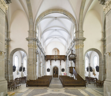 La nef vue du choeur. © Région Bourgogne-Franche-Comté, Inventaire du patrimoine