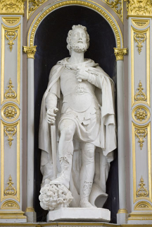 Statue ornant l'autel secondaire sud. © Région Bourgogne-Franche-Comté, Inventaire du patrimoine