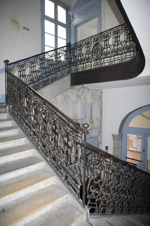 Vue d'ensemble de l'escalier. © Région Bourgogne-Franche-Comté, Inventaire du Patrimoine