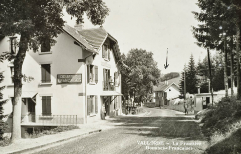 VALLORBE-La Frontière-Douanes Françaises. © Région Bourgogne-Franche-Comté, Inventaire du patrimoine