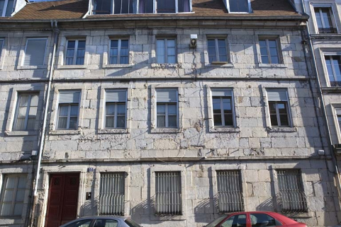 Vue d'ensemble de la façade sur rue, de face. © Région Bourgogne-Franche-Comté, Inventaire du Patrimoine