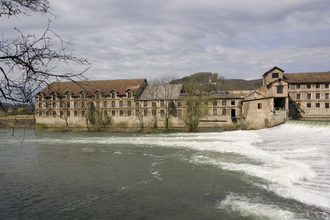 Façade est de l'atelier de la machine à papier. © Région Bourgogne-Franche-Comté, Inventaire du patrimoine