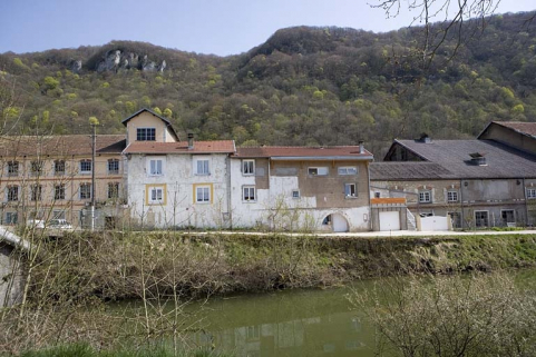 Façade ouest de l'usine. Partie centrale. © Région Bourgogne-Franche-Comté, Inventaire du patrimoine