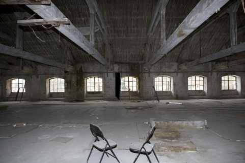 Atelier de préparation de la pâte. Vue intérieure du second étage. © Région Bourgogne-Franche-Comté, Inventaire du patrimoine