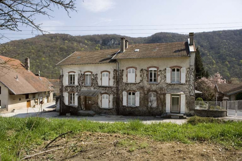 Logement patronal. Vue de la façade arrière. © Région Bourgogne-Franche-Comté, Inventaire du patrimoine