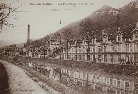 DELUZ (Doubs) - La papeterie et le canal. © Région Bourgogne-Franche-Comté, Inventaire du patrimoine