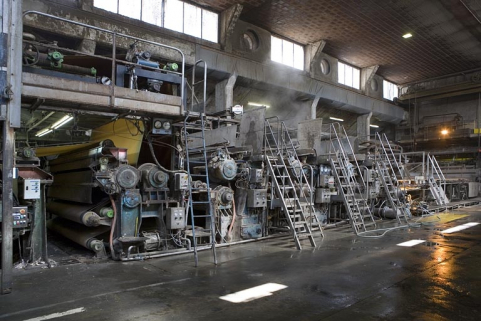 Machine à papier. La presse et les cylindres. © Région Bourgogne-Franche-Comté, Inventaire du patrimoine
