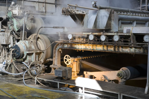 Machine à papier. Détail du mécanisme des cylindres. © Région Bourgogne-Franche-Comté, Inventaire du patrimoine