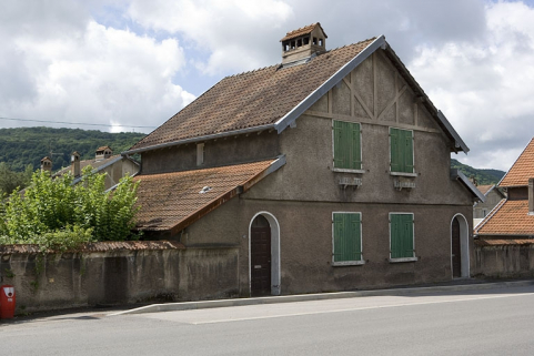 Cité Lehmann. Façade antérieure d'une maison. © Région Bourgogne-Franche-Comté, Inventaire du patrimoine