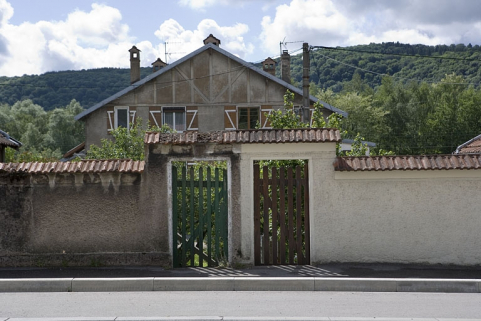 Cité Lehmann. Détail des portes d'un potager. © Région Bourgogne-Franche-Comté, Inventaire du patrimoine
