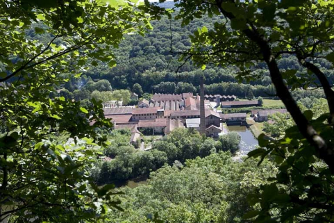 Vue plongeante depuis l'ouest. © Région Bourgogne-Franche-Comté, Inventaire du patrimoine