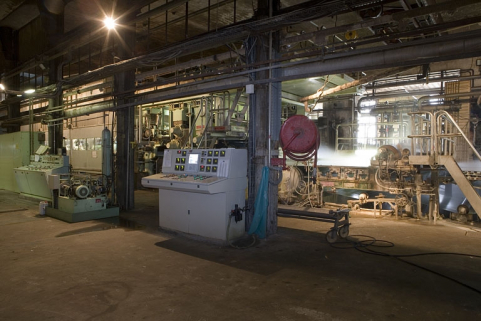Atelier de la machine à papier. Pupitre de commande. © Région Bourgogne-Franche-Comté, Inventaire du patrimoine