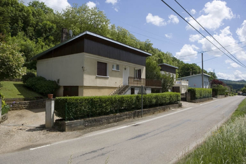Cité ouvrière du Maroc. Alignement, vue de trois quarts gauche. © Région Bourgogne-Franche-Comté, Inventaire du patrimoine