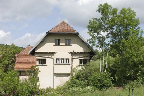 Elévation latérale droite. © Région Bourgogne-Franche-Comté, Inventaire du patrimoine