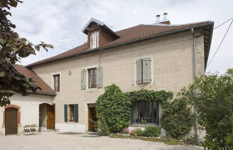 Elévation côté cour. © Région Bourgogne-Franche-Comté, Inventaire du patrimoine