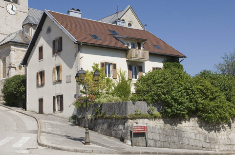 Façade postérieure et élévation droite. © Région Bourgogne-Franche-Comté, Inventaire du patrimoine