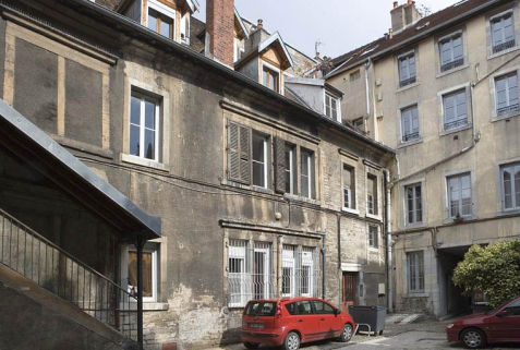 Vue d'ensemble de l'aile sur cour. © Région Bourgogne-Franche-Comté, Inventaire du Patrimoine