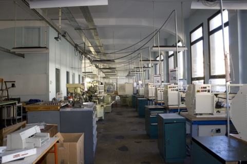 Aile nord, atelier de mécanique 190 (1er étage). © Région Bourgogne-Franche-Comté, Inventaire du patrimoine Aile nord, atelier de mécanique 190 (1er étage). © Région Bourgogne-Franche-Comté, Inventaire du patrimoine