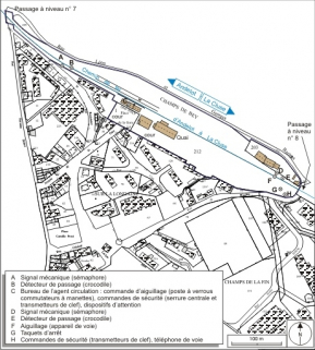 Plan de situation. Extrait du plan cadastral informatisé, 2006, section AE, échelle 1:3500. © Région Bourgogne-Franche-Comté, Inventaire du patrimoine