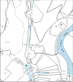 Plan de situation. Extrait du plan cadastral informatisé, 2008, section ZC, échelle 1:3000. © Région Bourgogne-Franche-Comté, Inventaire du patrimoine Plan de situation. Extrait du plan cadastral informatisé, 2008, section ZC, échelle 1:3000. © Région Bourgogne-Franche-Comté, Inventaire du patrimoine