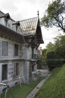 Elévation postérieure, de trois quarts gauche. © Région Bourgogne-Franche-Comté, Inventaire du patrimoine