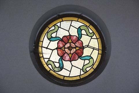 Quatrième registre, oculus. © Région Franche-Comté, Inventaire du patrimoine, ADAGP Quatrième registre, oculus. © Région Franche-Comté, Inventaire du patrimoine, ADAGP