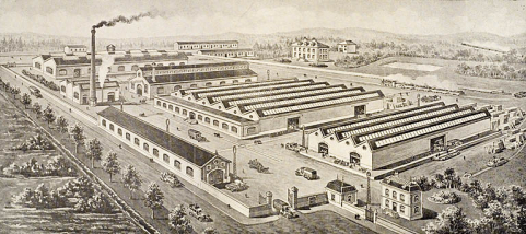 Etablissements Dollé. Vue générale des usines. © Région Bourgogne-Franche-Comté, Inventaire du patrimoine Etablissements Dollé. Vue générale des usines. © Région Bourgogne-Franche-Comté, Inventaire du patrimoine