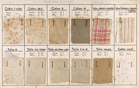 Papeteries de France - Savoyeux. Chiffons - Sortes courantes. © Région Bourgogne-Franche-Comté, Inventaire du patrimoine