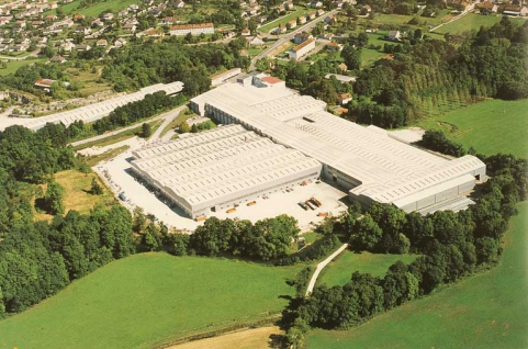 Vue aérienne de l'usine en 2002. © Région Bourgogne-Franche-Comté, Inventaire du patrimoine