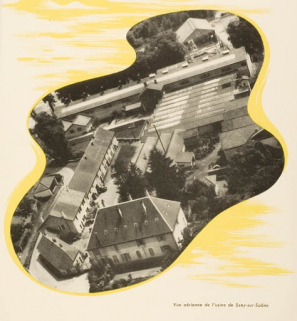 Vue aérienne de l'usine de Scey-sur-Saône. © Région Bourgogne-Franche-Comté, Inventaire du patrimoine Vue aérienne de l'usine de Scey-sur-Saône. © Région Bourgogne-Franche-Comté, Inventaire du patrimoine