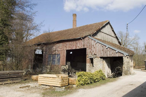 Magasin industriel depuis la cour. © Région Bourgogne-Franche-Comté, Inventaire du patrimoine