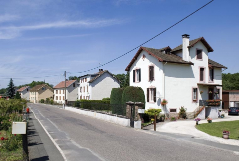 Maisons ouvrières rue de la Papeterie. © Région Bourgogne-Franche-Comté, Inventaire du patrimoine