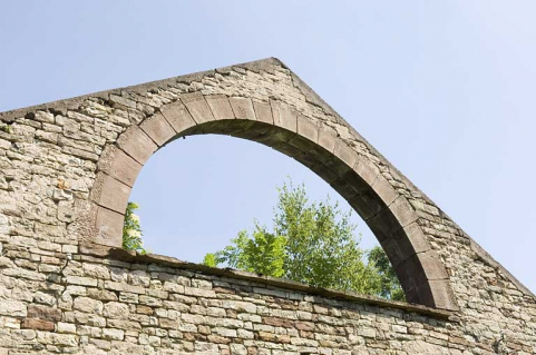 Atelier du laminoir. Baie du pignon ouest. © Région Bourgogne-Franche-Comté, Inventaire du patrimoine