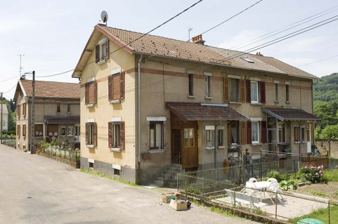 Logements de la cité ouvrière. © Région Bourgogne-Franche-Comté, Inventaire du patrimoine