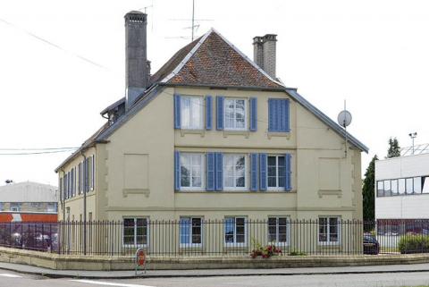 Façade nord du logement patronal. © Région Bourgogne-Franche-Comté, Inventaire du patrimoine