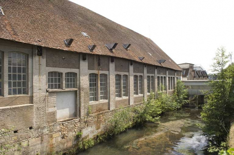 Façade ouest de l'atelier de fabrication dit forge neuve. © Région Bourgogne-Franche-Comté, Inventaire du patrimoine